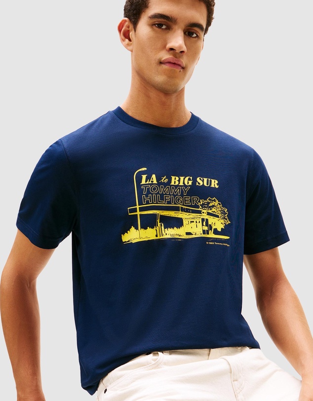 Tommy Hilfiger - Photo Print Jersey Crew Neck T-Shirt