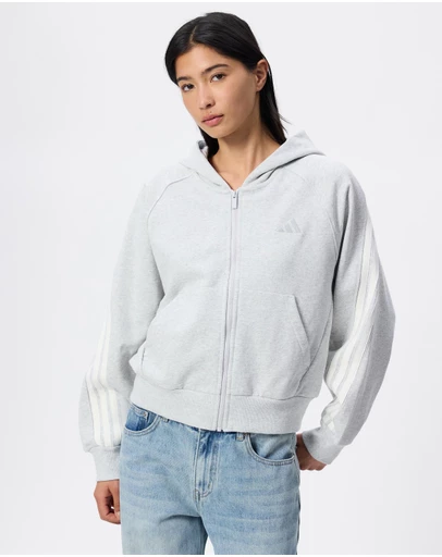 adidas Sportswear - Adidas Kit 3-Stripes Full Zip Hoodie
