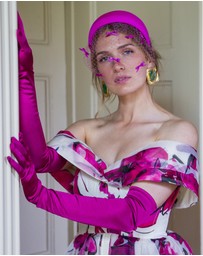 DENTS - Long Opera Satin Gloves
