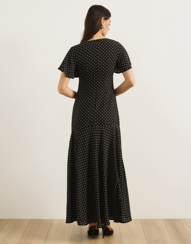 Atmos&Here - Tasha Flutter Sleeve Maxi Dress