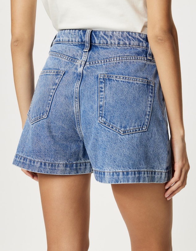 Assembly Label - Boxy Denim Shorts