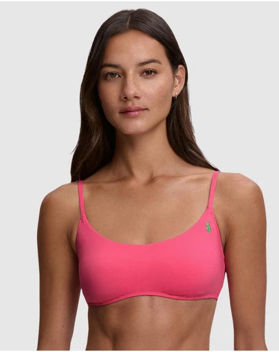 Polo Ralph Lauren - Kennedy Scooped Bikini Top with Removable Padding