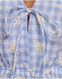 Petal & Pup - Cecelia Top - Blue Gingham
