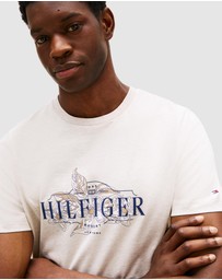 Tommy Hilfiger - Tropical Logo Crew Neck T-Shirt