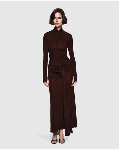 MISHA - Twist Jersey LS Dress
