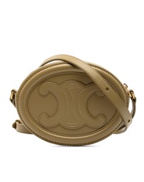 Pre-Loved by Azura Reborn - Pre-Loved Small Calfskin Cuir Triomphe Oval Crossbody