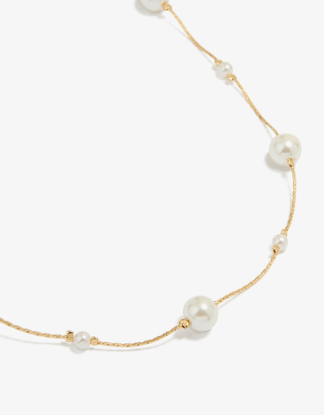 Lovisa - Gold Plated Pearl Alternating Necklace