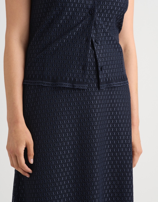 David Lawrence - Rosette Lace Skirt