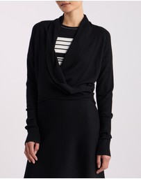 David Lawrence - Grayson Merino Wrap Cardigan