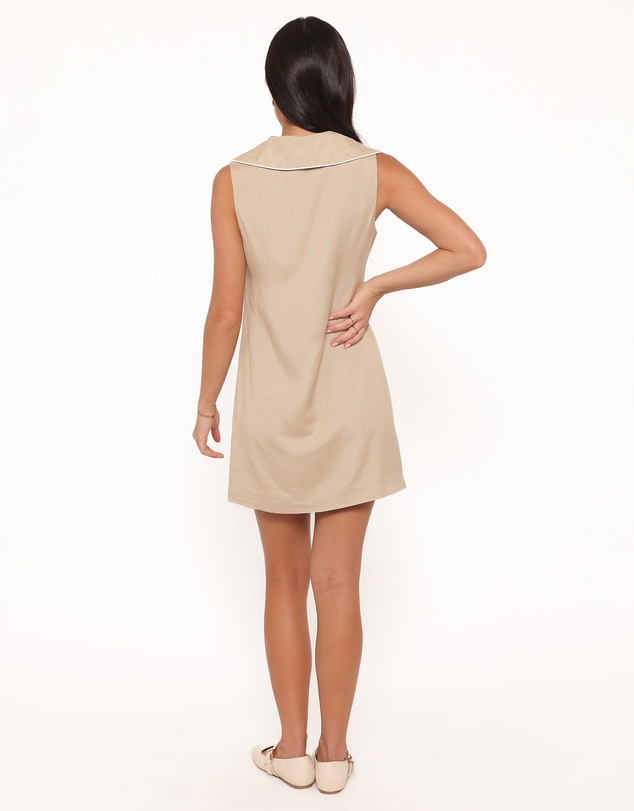 Petal & Pup - Newton Mini Dress - Taupe