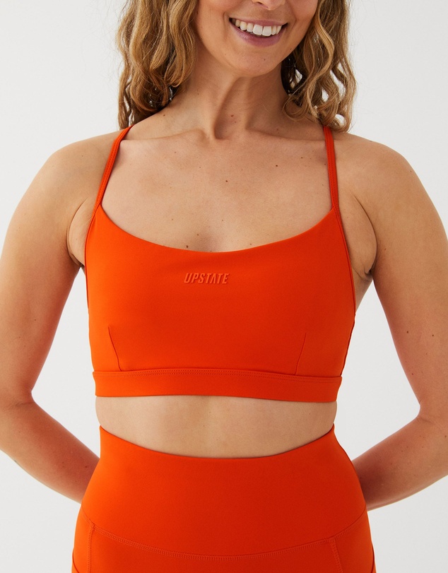 Upstate - Butter Cruze Crop - Flame Red