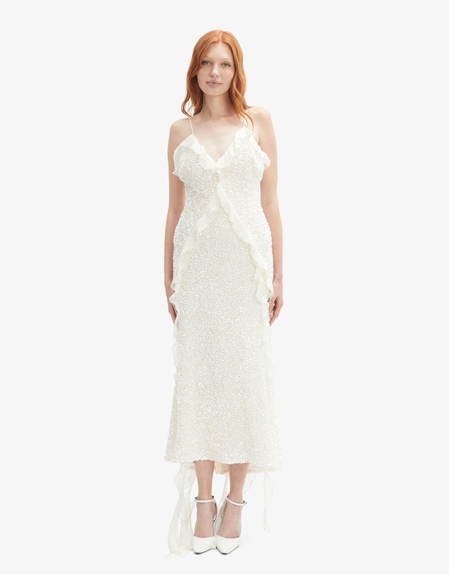 Bardot - Marsella Ruffle Midi Dress