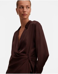 Forever New - Maude Asymmetrical Drape Shirt