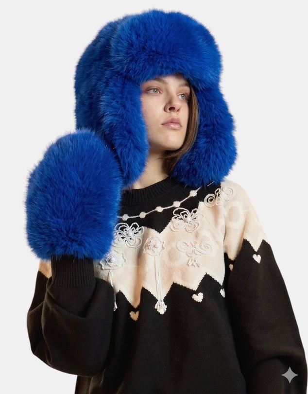 Cynthia Rowley - Snow Bunny Trapper Hat