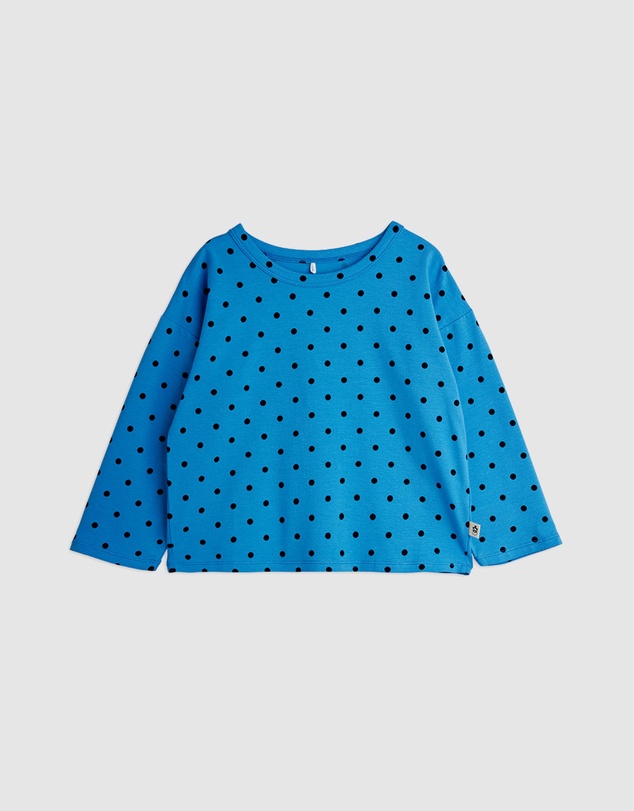 Mini Rodini - Polka Dots Aop LS Tee - Babies-Kids