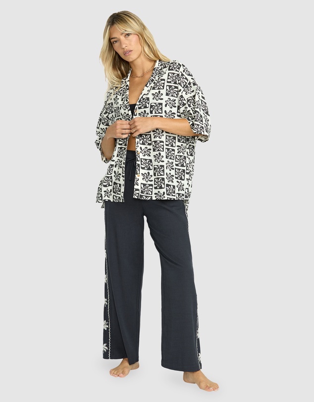 Billabong - Womens Beach Side Short Sleeve Shirt