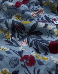 Seasalt - Seasalt Cornwall Blue Rushmaker Short Sleeve Shirt