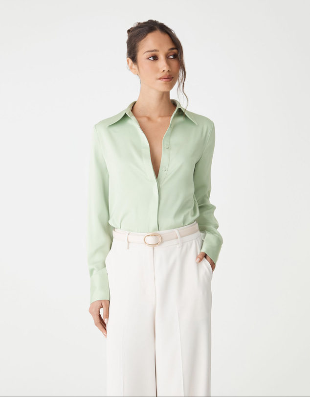 Forcast - Mae Satin Shirt