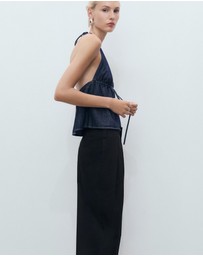 M.N.G - Buttons Cotton Trousers