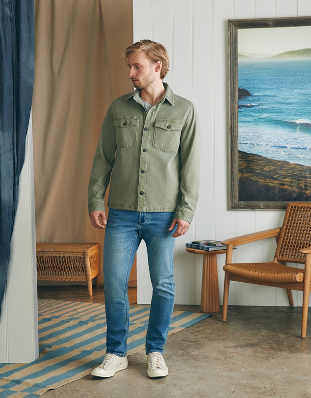 Faherty - Jersey Shirt Jacket