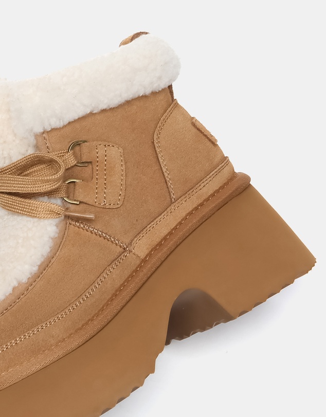 EVERAU - Australian Shepherd Ugg Bumpy Cow Suede Upper Fashion Boots