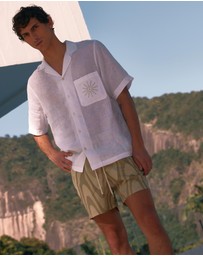 Frescobol Carioca - Alves Linen SS Shirt