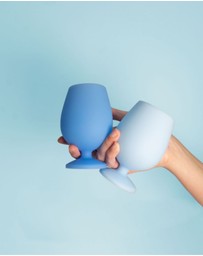 porter green - stemm | silicone unbreakable wine glasses