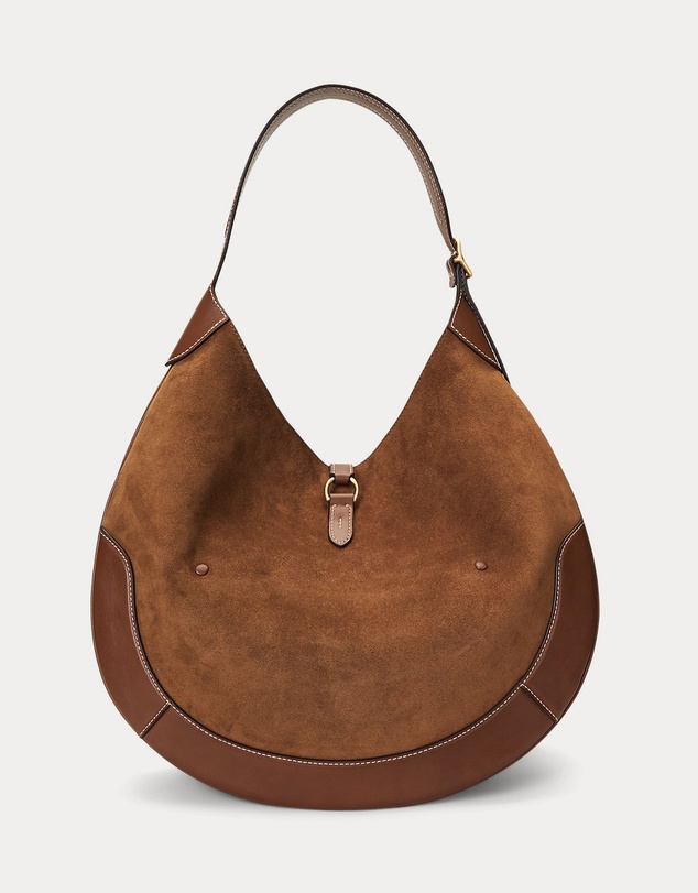 Polo Ralph Lauren - Polo ID Suede Large Shoulder Bag