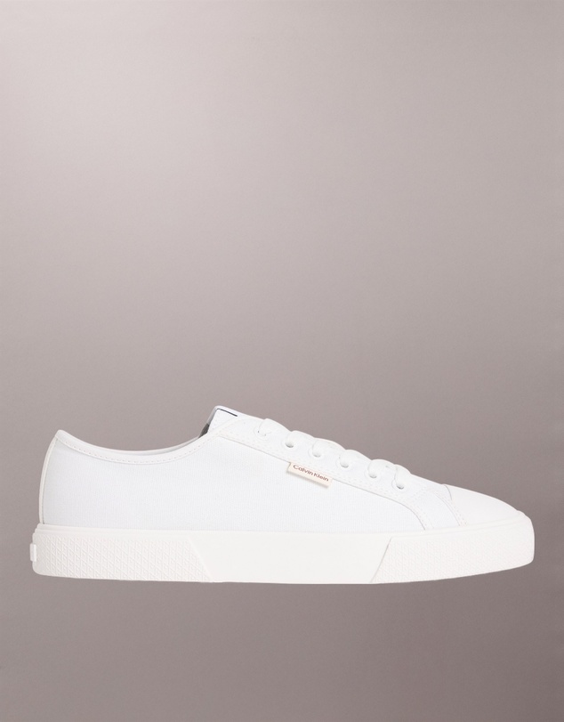 Calvin Klein - Alvaro Cotton Canvas Logo Trainers