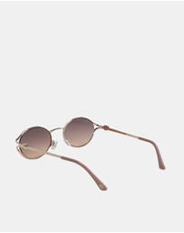 ALDO - Clubsunnies Metal Oval Sunglasses
