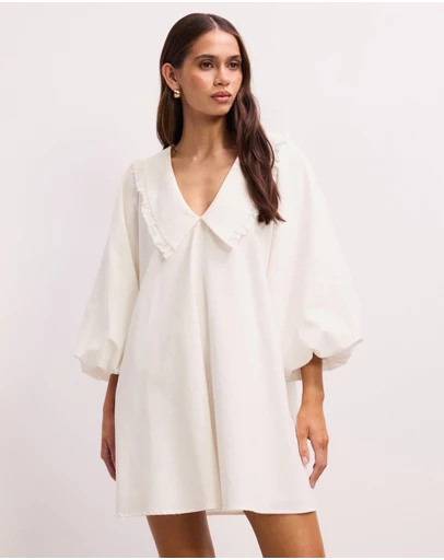 The Fated - Paige Collared Mini Dress