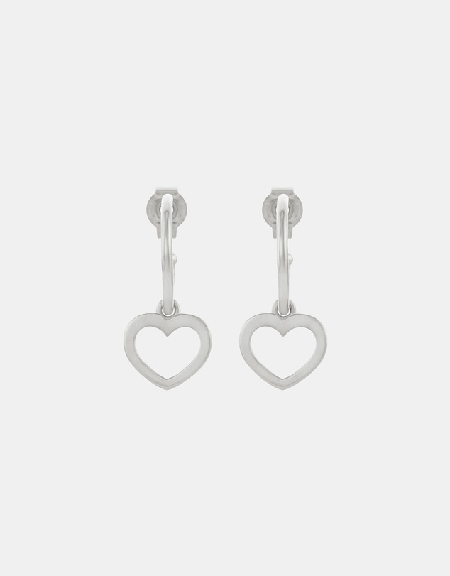 Karen Walker - Heart Hoop Earrings