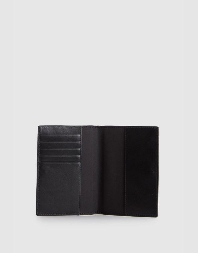 Evity - Logan Leather Weave Passport Case