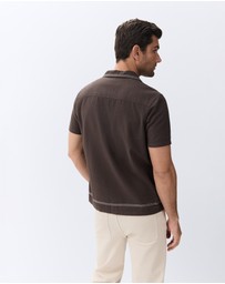 UNISON - Embroidered Bowler Regular Fit Shirt
