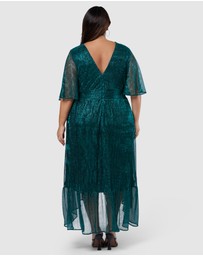 Pink Dusk by Curve Project - Tease Me Maxi Dress