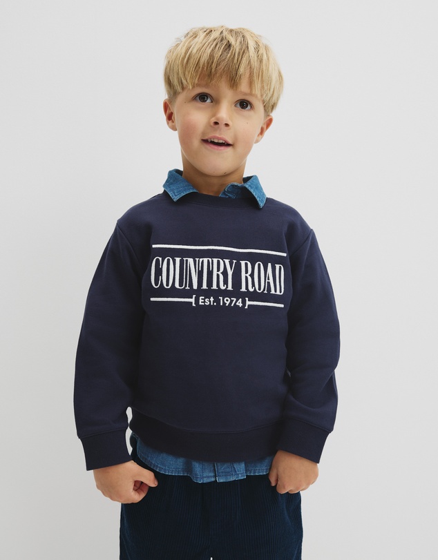 Country Road - Australian Cotton Relaxed Heritage Sweat