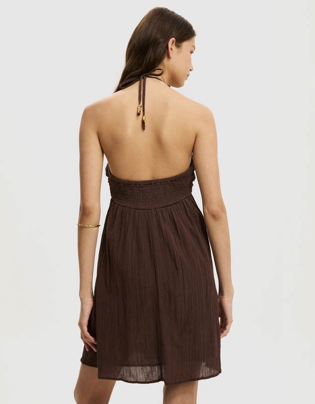 Cotton On - Taylor Tie Up Mini Sundress