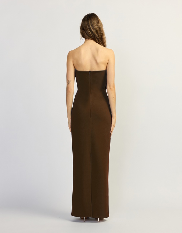 TOJHA - ANKIA DRESS - BROWN