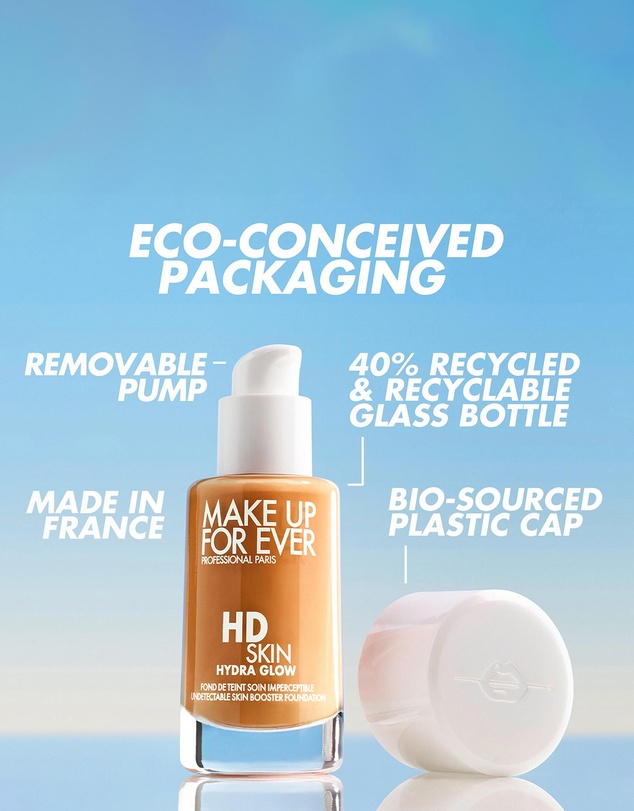MAKE UP FOR EVER - HD Skin Hydra Glow Foundation-24 - 1N10