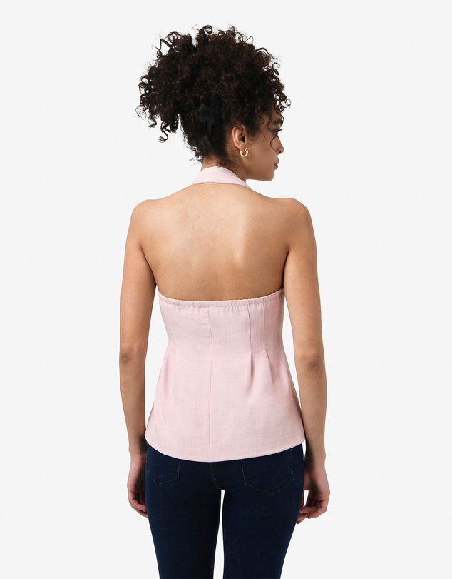 Forcast - Lola Halter Neck Peplum Vest