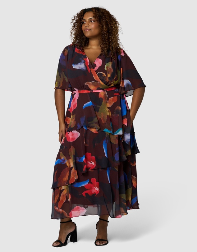 Pink Dusk by Curve Project - Hypnotic Maxi Dress