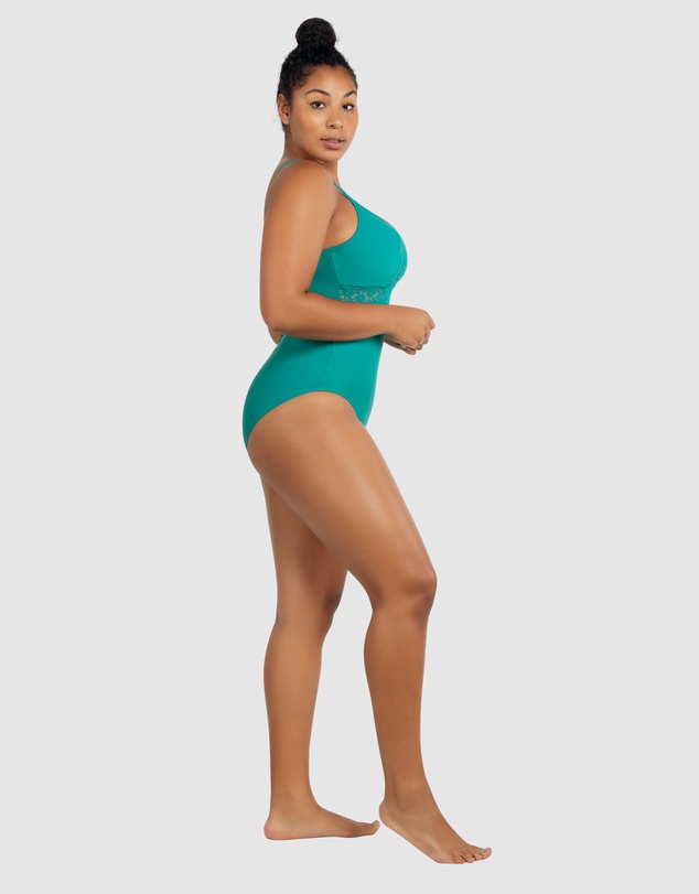 Parfait - Brigitte Low Back One Piece Swimsuit with Lace