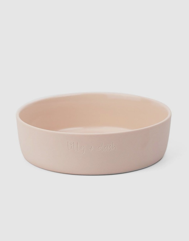 Lilly + Dash - Dog Food Water Ceramic Bowl