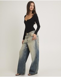 Insight - Rez Maxi Baggy Denim Jeans
