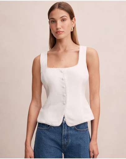 Forever New - Romy Button Top