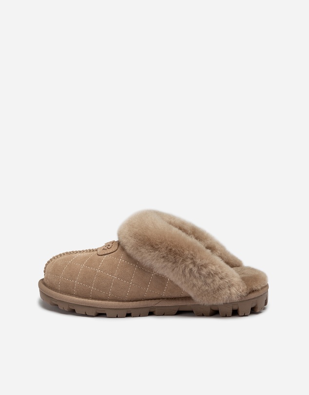 Ozwear Connection Uggs - Ugg Coquette Matelasse Emb Logo Slipper( Detachable Feature)
