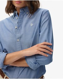Superdry - Slim Oxford Long Sleeve Shirt