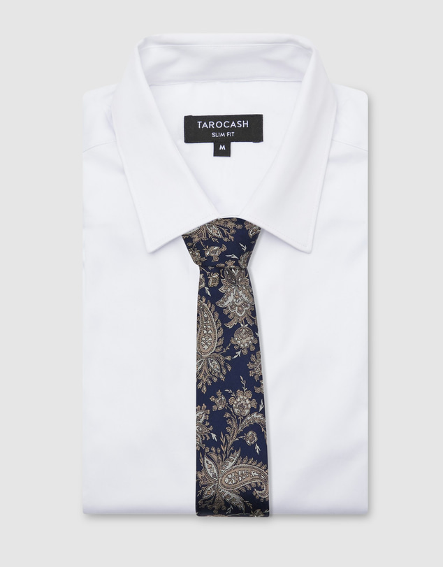 Tarocash - Thiago Floral Silk Tie