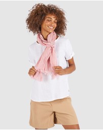 CAMIXA - French Linen Crinkled Scarf