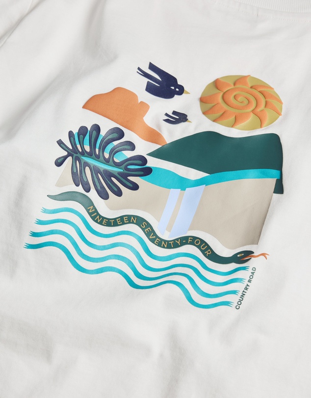 Country Road - Australian Cotton Relaxed Mountain Short Sleeve T-shirt